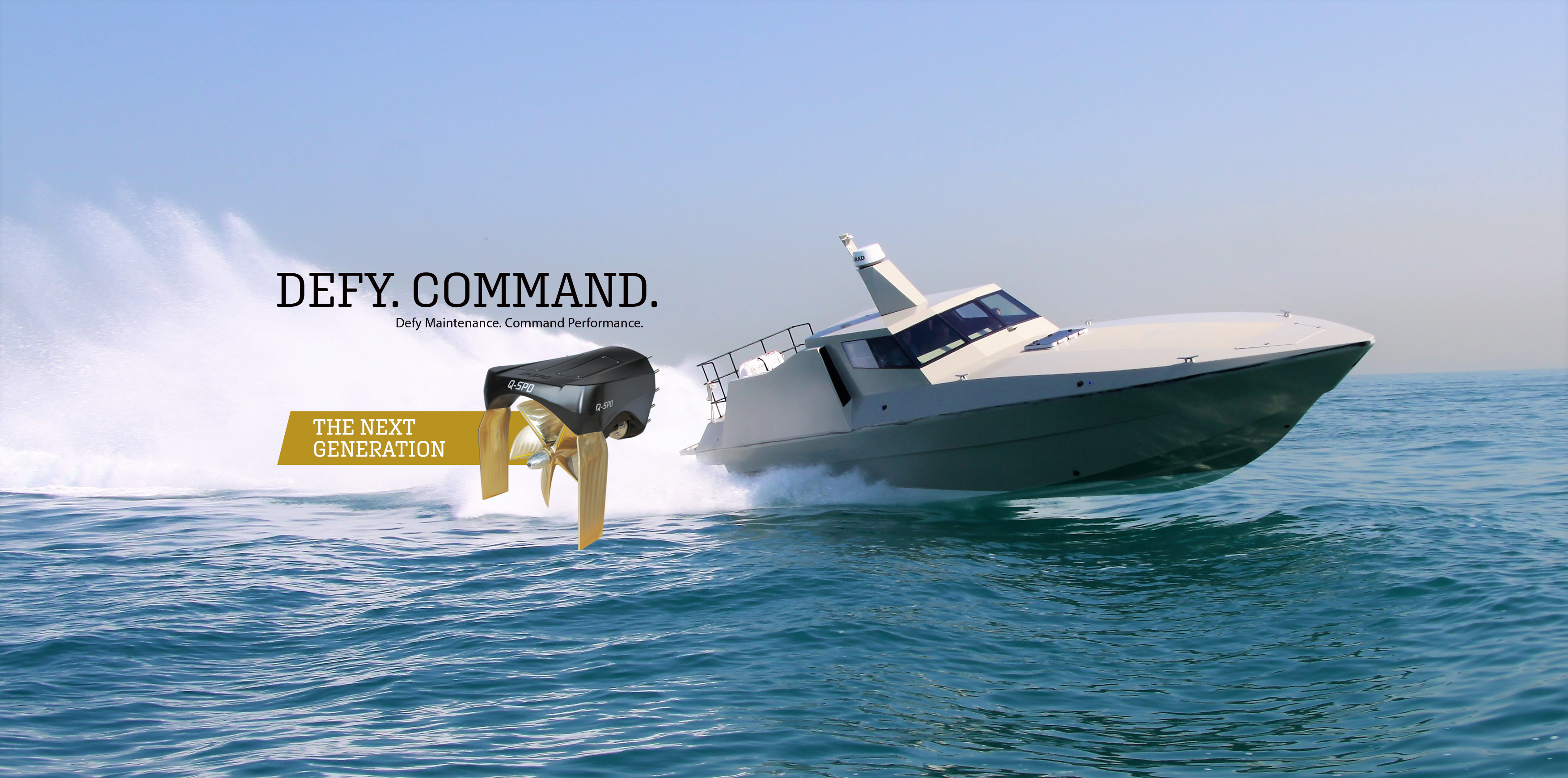 Q-SPD Surface Drives - High Performance Marine Propulsion Systems